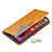 Leather Case Stands Fashionable Pattern Flip Cover L04 Holder for Apple iPhone 14 Plus Yellow