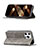 Leather Case Stands Fashionable Pattern Flip Cover L04 Holder for Apple iPhone 14 Pro Max Gray