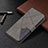 Leather Case Stands Fashionable Pattern Flip Cover L06 Holder for Apple iPhone 14 Plus Gray