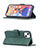 Leather Case Stands Fashionable Pattern Flip Cover L06 Holder for Apple iPhone 14 Plus Green