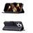 Leather Case Stands Fashionable Pattern Flip Cover L06 Holder for Apple iPhone 14 Pro Max Black