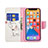 Leather Case Stands Fashionable Pattern Flip Cover L07 Holder for Apple iPhone 13 Pro Max Yellow