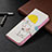 Leather Case Stands Fashionable Pattern Flip Cover L07 Holder for Apple iPhone 14 Yellow