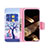 Leather Case Stands Fashionable Pattern Flip Cover L07 Holder for Apple iPhone 15 Plus Mixed