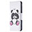 Leather Case Stands Fashionable Pattern Flip Cover L07 Holder for Apple iPhone 15 Plus White