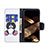 Leather Case Stands Fashionable Pattern Flip Cover L07 Holder for Apple iPhone 15 Plus White