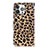 Leather Case Stands Fashionable Pattern Flip Cover L09 Holder for Apple iPhone 14 Pro Brown