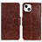 Leather Case Stands Flip Cover A02 Holder for Apple iPhone 14