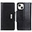 Leather Case Stands Flip Cover A03 Holder for Apple iPhone 13 Black