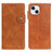 Leather Case Stands Flip Cover A06 Holder for Apple iPhone 15