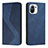 Leather Case Stands Flip Cover C02 Holder for Xiaomi Mi 11 Lite 5G NE Blue
