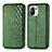 Leather Case Stands Flip Cover C04 Holder for Xiaomi Mi 11 5G Green