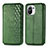 Leather Case Stands Flip Cover C04 Holder for Xiaomi Mi 11 Lite 4G Green