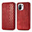 Leather Case Stands Flip Cover C04 Holder for Xiaomi Mi 11 Lite 5G NE Red