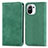 Leather Case Stands Flip Cover C05 Holder for Xiaomi Mi 11 Lite 4G Green