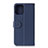 Leather Case Stands Flip Cover C06 Holder for Xiaomi Mi 11 Lite 5G NE Blue