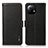 Leather Case Stands Flip Cover C08 Holder for Xiaomi Mi 11 Lite 4G Black