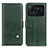 Leather Case Stands Flip Cover D04Y Holder for Xiaomi Mi 11 Ultra 5G Green