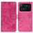 Leather Case Stands Flip Cover D05Y Holder for Xiaomi Mi 11 Ultra 5G Hot Pink