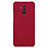 Leather Case Stands Flip Cover F01 for Huawei Mate 20 Lite Red