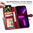 Leather Case Stands Flip Cover F01 Holder for Apple iPhone 13 Mini