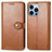 Leather Case Stands Flip Cover F01 Holder for Apple iPhone 14 Pro