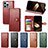 Leather Case Stands Flip Cover F01 Holder for Apple iPhone 14 Pro