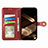 Leather Case Stands Flip Cover F01 Holder for Apple iPhone 15