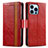 Leather Case Stands Flip Cover F03 Holder for Apple iPhone 13 Pro Max