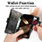 Leather Case Stands Flip Cover F03 Holder for Apple iPhone 15