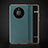 Leather Case Stands Flip Cover F03 Holder for Huawei Mate 40E 4G Cyan