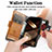 Leather Case Stands Flip Cover F04 Holder for Apple iPhone 15