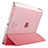 Leather Case Stands Flip Cover for Apple iPad 3 Pink