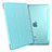 Leather Case Stands Flip Cover for Apple iPad Mini 4 Sky Blue