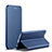 Leather Case Stands Flip Cover for Apple iPhone 6 Blue