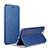 Leather Case Stands Flip Cover for Apple iPhone 7 Plus Blue