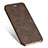 Leather Case Stands Flip Cover for Apple iPhone 8 Brown