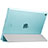 Leather Case Stands Flip Cover for Apple New iPad 9.7 (2017) Sky Blue