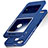 Leather Case Stands Flip Cover for Huawei G8 Mini Blue