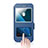 Leather Case Stands Flip Cover for Huawei G8 Mini Blue