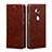 Leather Case Stands Flip Cover for Huawei Honor 5X Brown