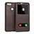 Leather Case Stands Flip Cover for Huawei Honor 7X Brown