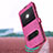 Leather Case Stands Flip Cover for Huawei Honor 8A Hot Pink