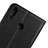 Leather Case Stands Flip Cover for Huawei Honor 8X Black