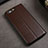 Leather Case Stands Flip Cover for Huawei Honor 9 Brown