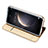 Leather Case Stands Flip Cover for Huawei Honor Magic Gold