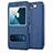 Leather Case Stands Flip Cover for Huawei Honor Play 5 Blue