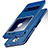 Leather Case Stands Flip Cover for Huawei Honor Play 5 Blue