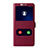 Leather Case Stands Flip Cover for Huawei Honor V10 Red