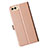 Leather Case Stands Flip Cover for Huawei Honor V10 Rose Gold